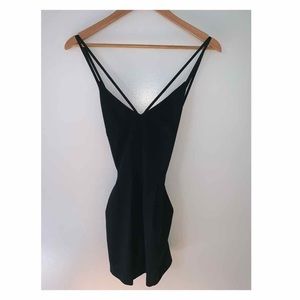 Black Strappy Romper